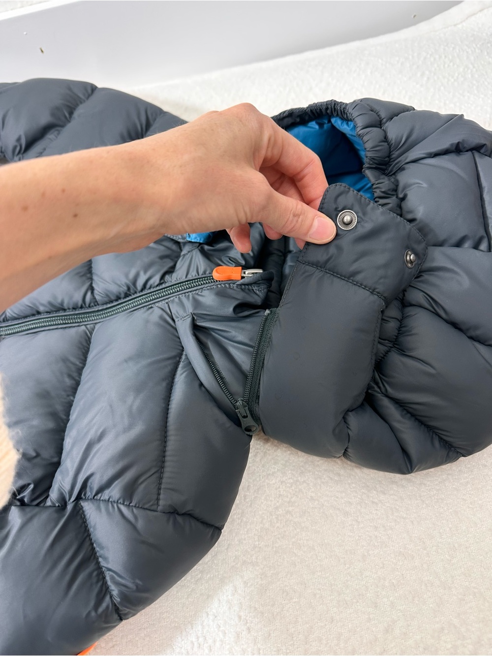 Save The Duck Ultra Light Jacket Synthetic Down Hooded Puffer Jacket 4T - Picture 7 of 9